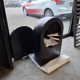 Wandcloset Hatria, Fusion, Mat zwart