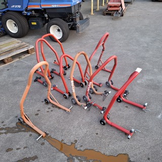 8x Paddockstand, O.a. Bike-Lift, Rood