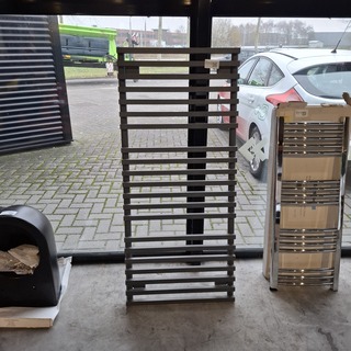 Designradiator Vaso, Squero, Antraciet metallic