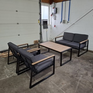 4-delige tuinmeubelset, Furniqs, Positano