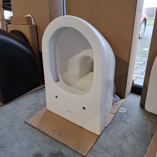 Toilet-set Geberit/Duravit, D-NEO, Mat wit