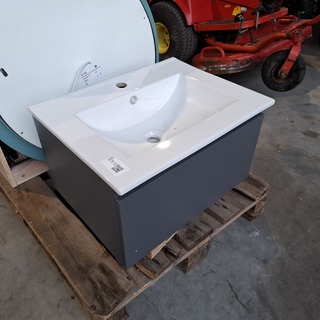 Badmeubel Dekker, Lanesto, Mat antraciet