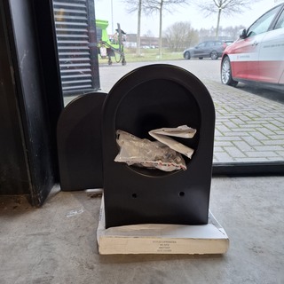 Wandcloset Hatria, Fusion, Mat zwart