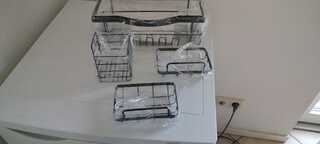 Ca. 69x Set van 4 douche rekjes, Zwart