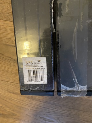 Tuinpoort met 2 palen, Composiet, Grijs / Chroom