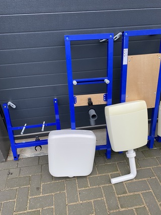 Partij inbouwreservoir frame en reservoir, WISA