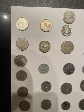 Verzameling oude munten