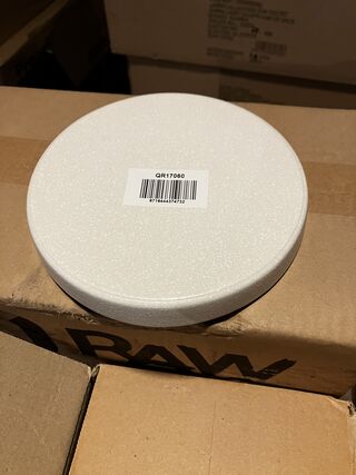 Ca. 48x Kleine borden, Q Raw, Wit