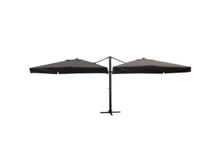 Parasol Paralux Dubbel 3×4 M Zwart