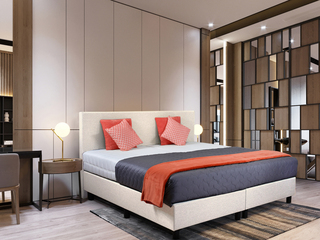 Boxspringcombinatie M-Ray, Valencia, Beige