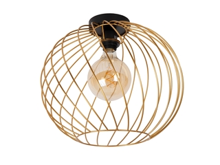 Lucide Danza Plafondlamp 40 cm Mat Goud/Messing