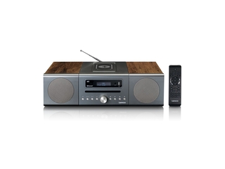 Lenco MC-175SI Home audio-microsysteem 40 W Zilver Hout