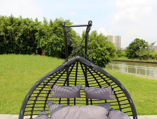 Hangstoel vonato Inkowa zwart