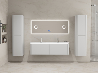 Badkamermeubel Vonato 2-Persoons 140 cm Wit