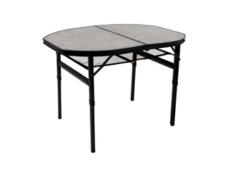 Bo-Camp Tafel Northgate Ovaal Grijs
