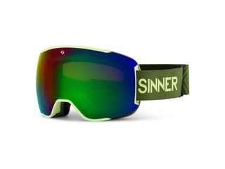Sinner Snowflake Skibril Zwart incl 2 lenzen