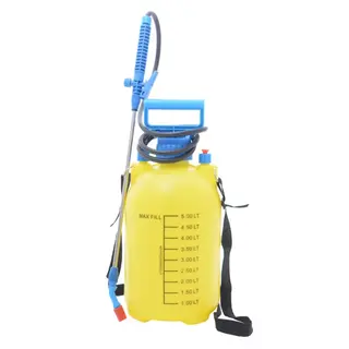 4x Drukspuit, MM, 5 liter, Geel