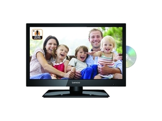 Lenco DVBT2 TV DVL1662BK 16 inch (40 cm) met DVDspeler Zwart