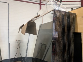 Ca. 42x Diverse spiegel glasplaat