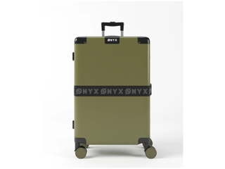 ONYX Checkin Koffer 65L TSA slot  Spinner wielen Olive