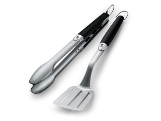 Weber  Premium Barbecuekookgerei  Roestvrij staal  Zwart