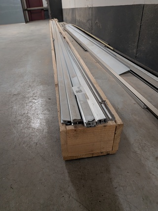 Partij aluminium profielen