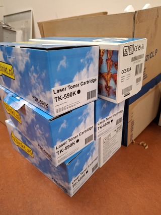 Diverse toners en cartridges