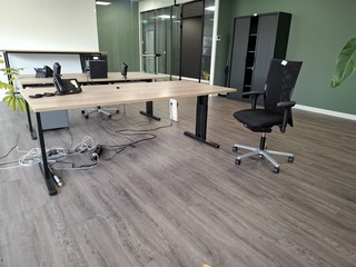 Bureau met bureaustoel