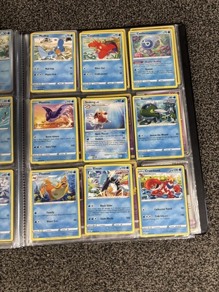 Vintage pokemonkaarten + mapje + Holo’s