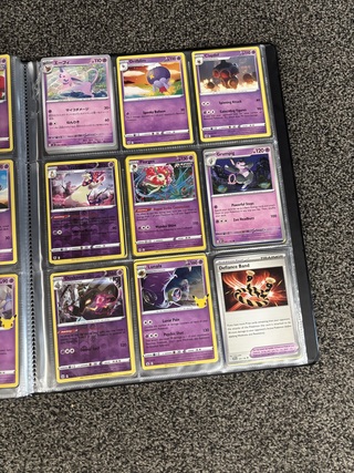 Vintage pokemonkaarten + mapje + Holo’s