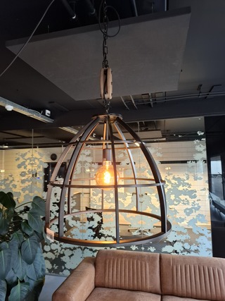 Industriële plafondlamp