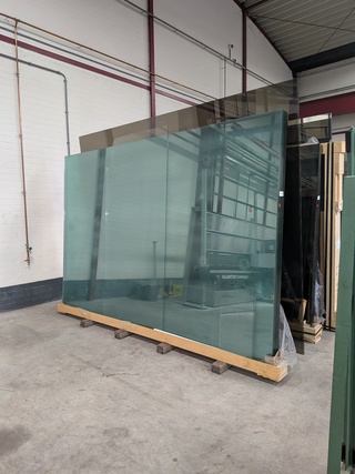 Ca. 25x Diverse glasplaat