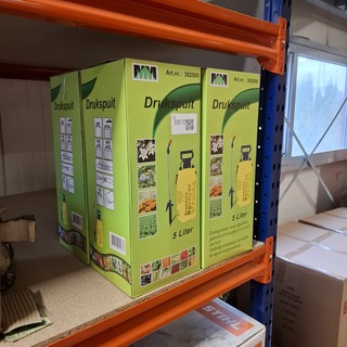 4x Drukspuit, MM, 5 liter, Geel