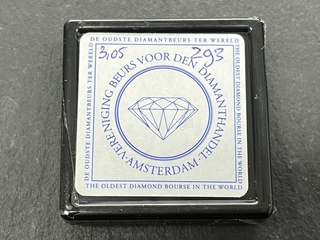 Diamant – 3.05 carat natuurlijke briljant geslepen diamant