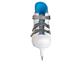 Nijdam Kunstschaats Hardboot Wit/Zilver/Kobalt 41