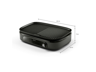Philips Tafelgrill HD6210/90 Instelbare temperatuur 2400W