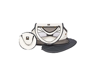 Deryan Baby Luxe Reisbed met matras incl. klamboe & reistas Cream