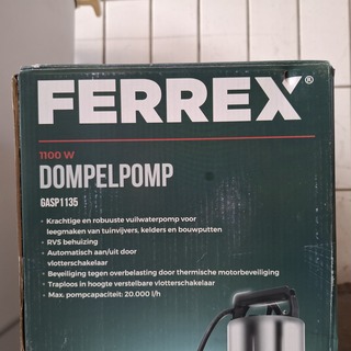 Dompelpomp Ferrex, GASP1135