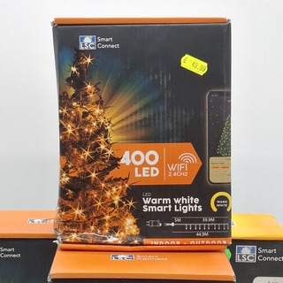 4x Slinger met ledlampjes, LSC Smart Connect, Warm White Smart Lights