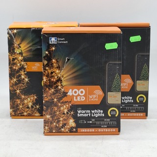 3x Slinger met ledlampjes, LSC Smart Connect, Warm White Smart Lights