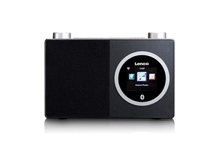 Lenco DIR-70BK Internet Radio met kleurendisplay en Bluetooth Zwart