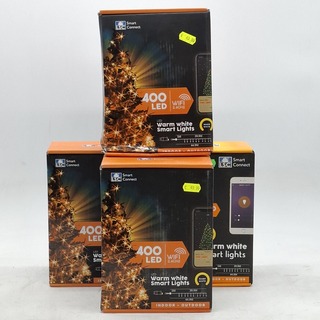 4x Slinger met ledlampjes, LSC Smart Connect, Warm White Smart Lights