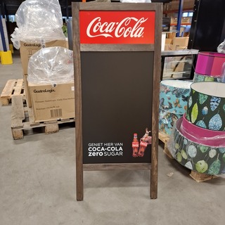 Coca Cola Stoepbord/ krijtbord