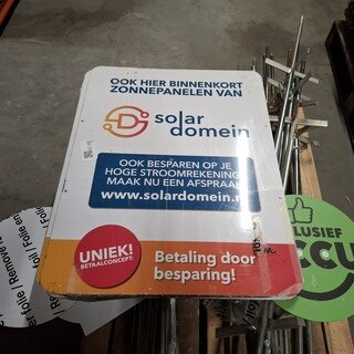 Ca. 15x Makelaarsbord