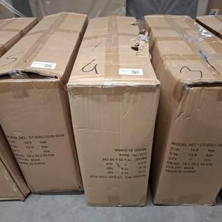 Gamestoel rgb LED, Black, 2025