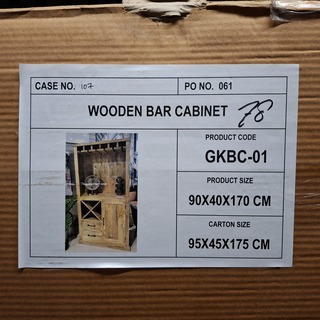 Mangohout Bar kast, 2025