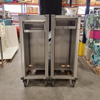 2x Dienbladenkar Metos, AFW-MS/ speciaal