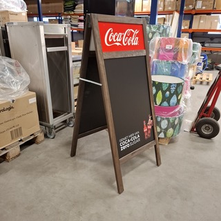 Coca Cola Stoepbord/ krijtbord