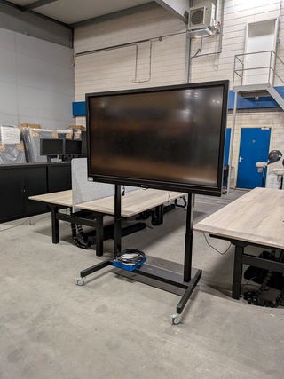 Smartboard op verrijdbaar onderstel, Prowise, 1130650001, Zwart