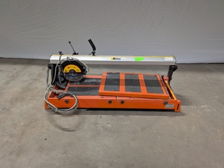 Tegeltafelzaag verstelbaar groot L=950mm/H40mm ~ Battipav, VIP 290, bo